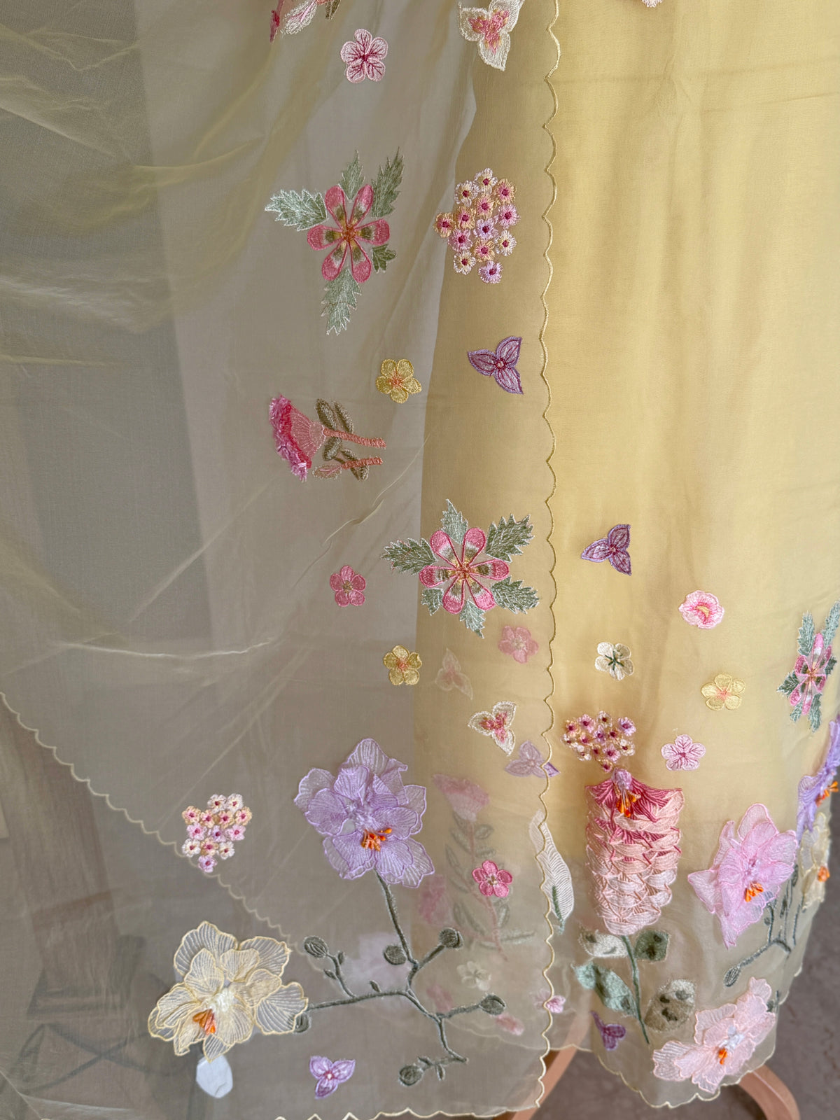 Yellow Pastel-3 Piece Suit Set