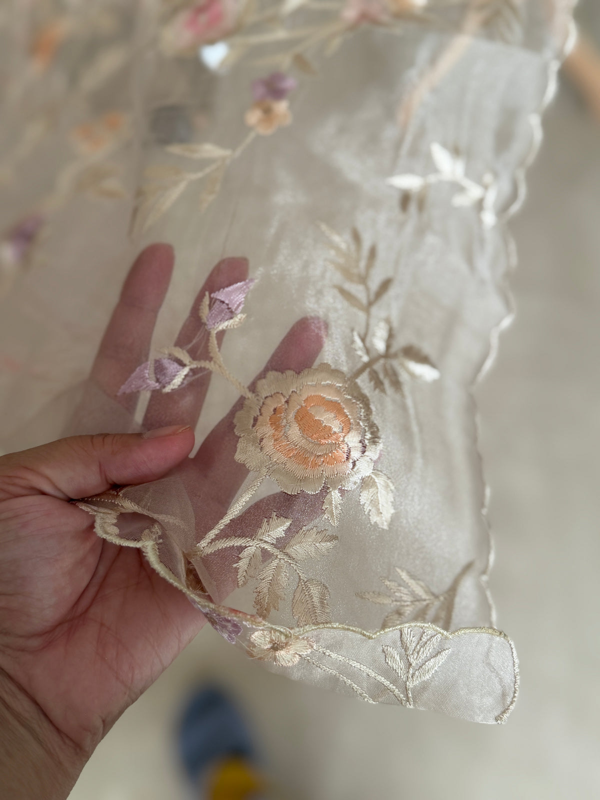 Ivory Blossom-3 Piece Suit Set