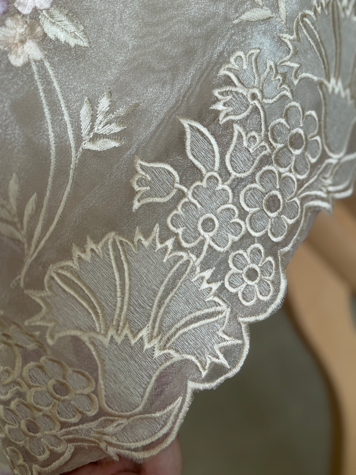 Ivory Blossom-3 Piece Suit Set