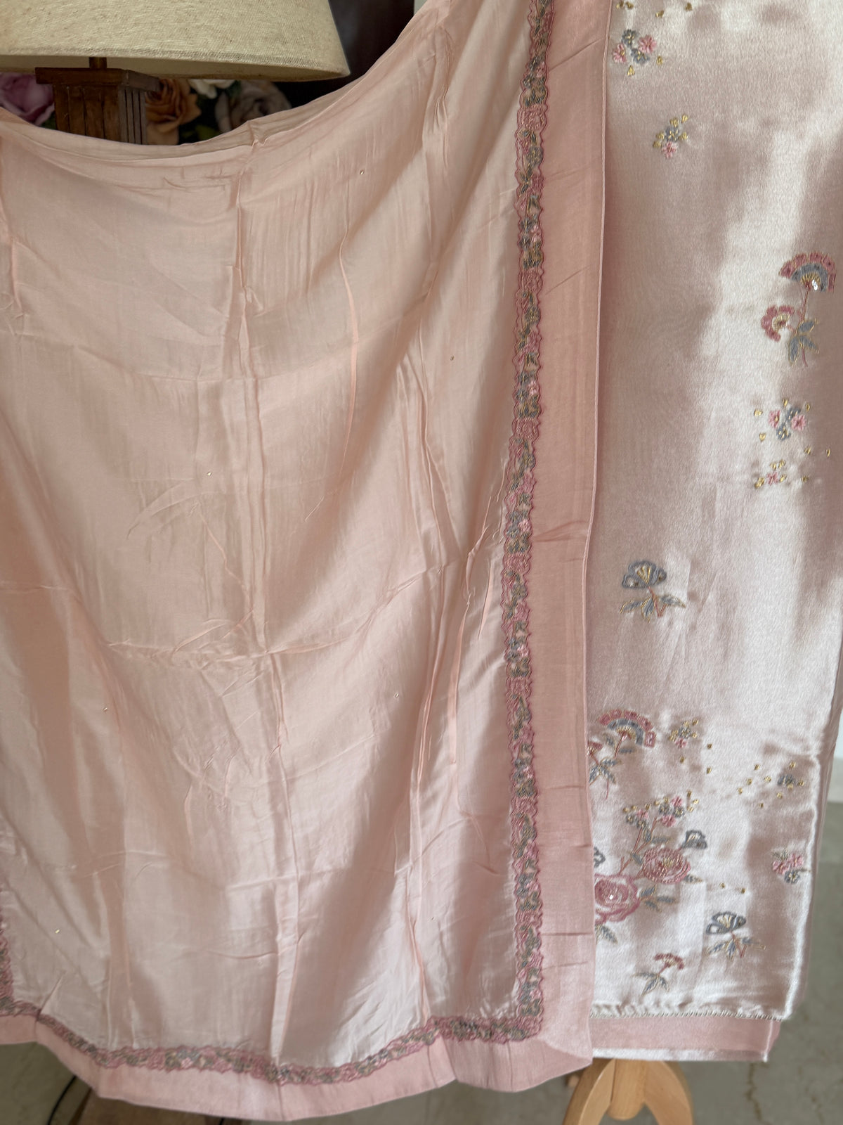 Peach Rose-3 Piece Suit Set