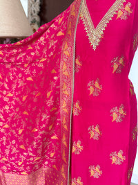 Gulabi Kanjivaram-3 Piece Suit Set