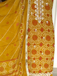 Yellow Gold-3 Piece Suit Set