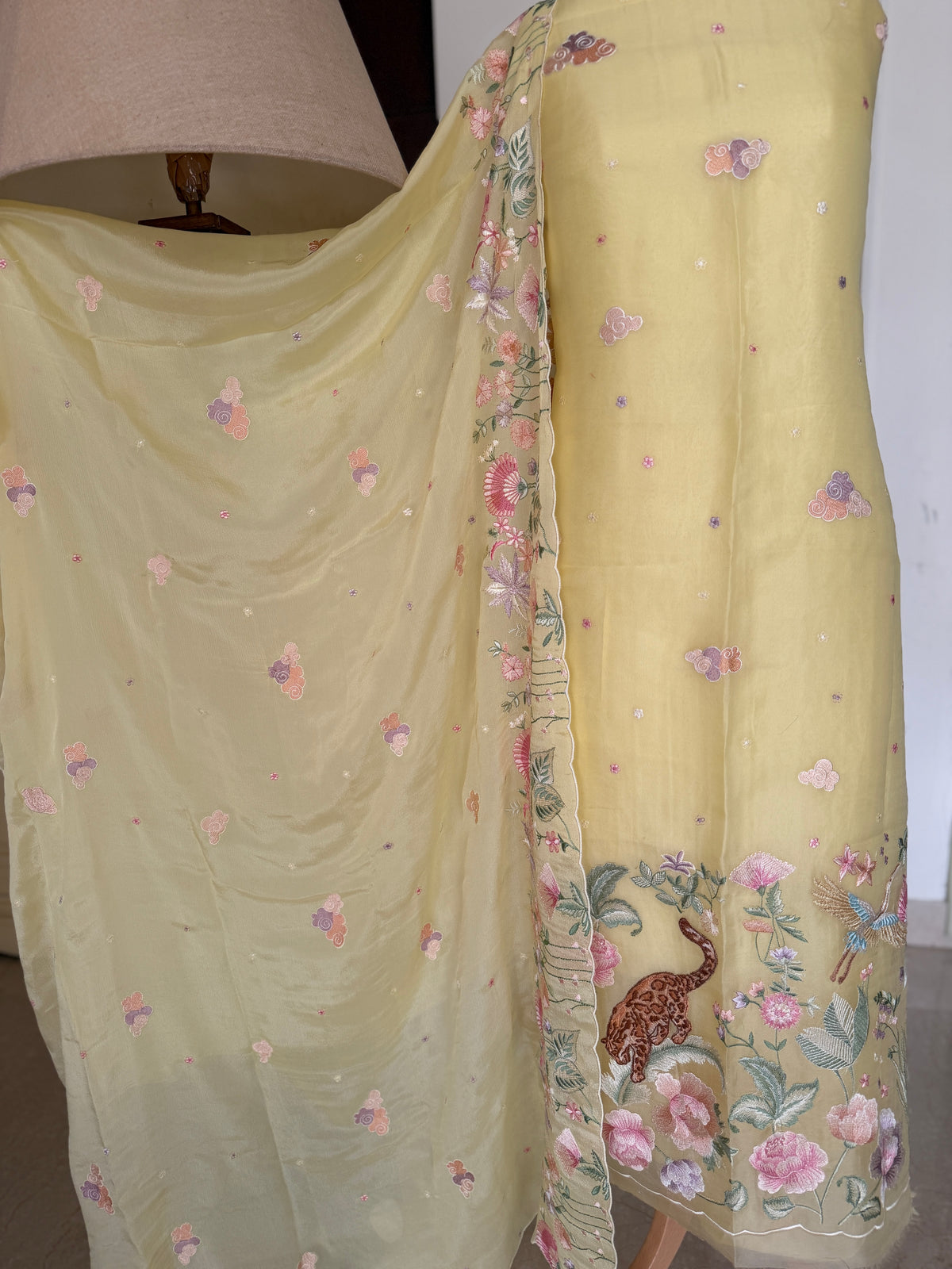 Yellow Bloom-3 Piece Suit Set