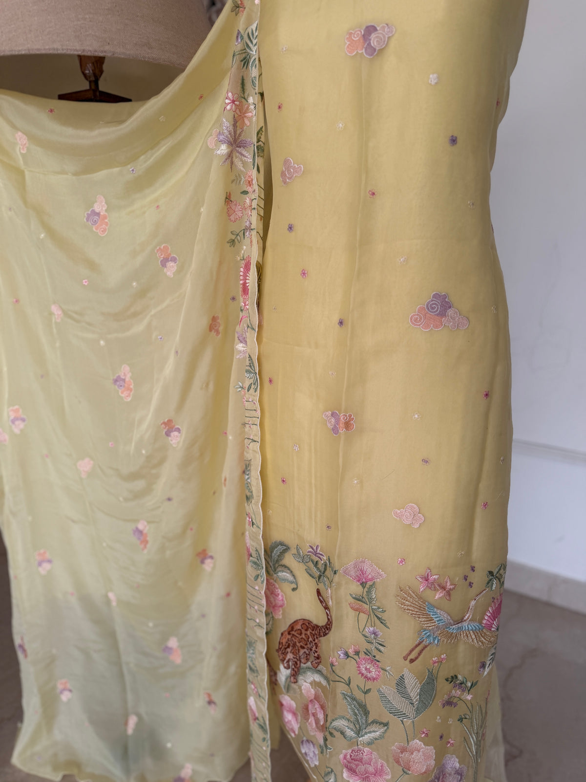 Yellow Bloom-3 Piece Suit Set