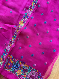 Pink Cross Stitch- 3 Piece Suit Set