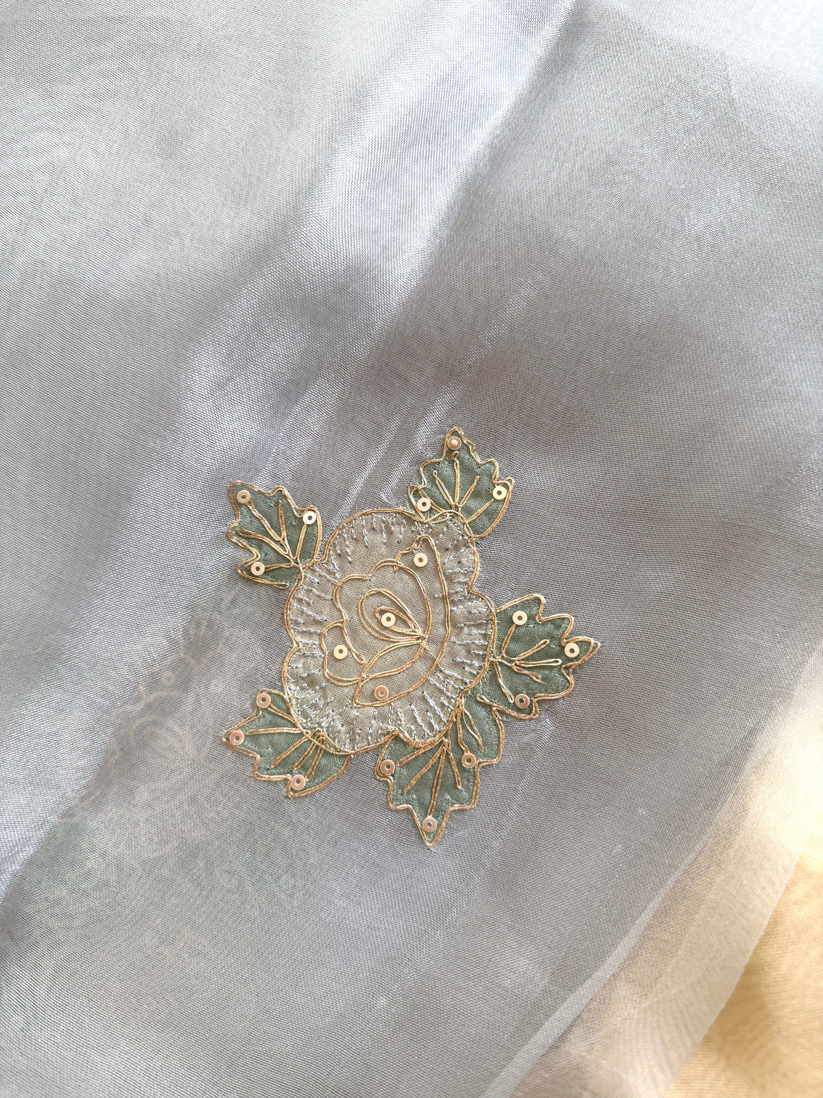 Paste Blue& Beige-3 Piece Suit Set