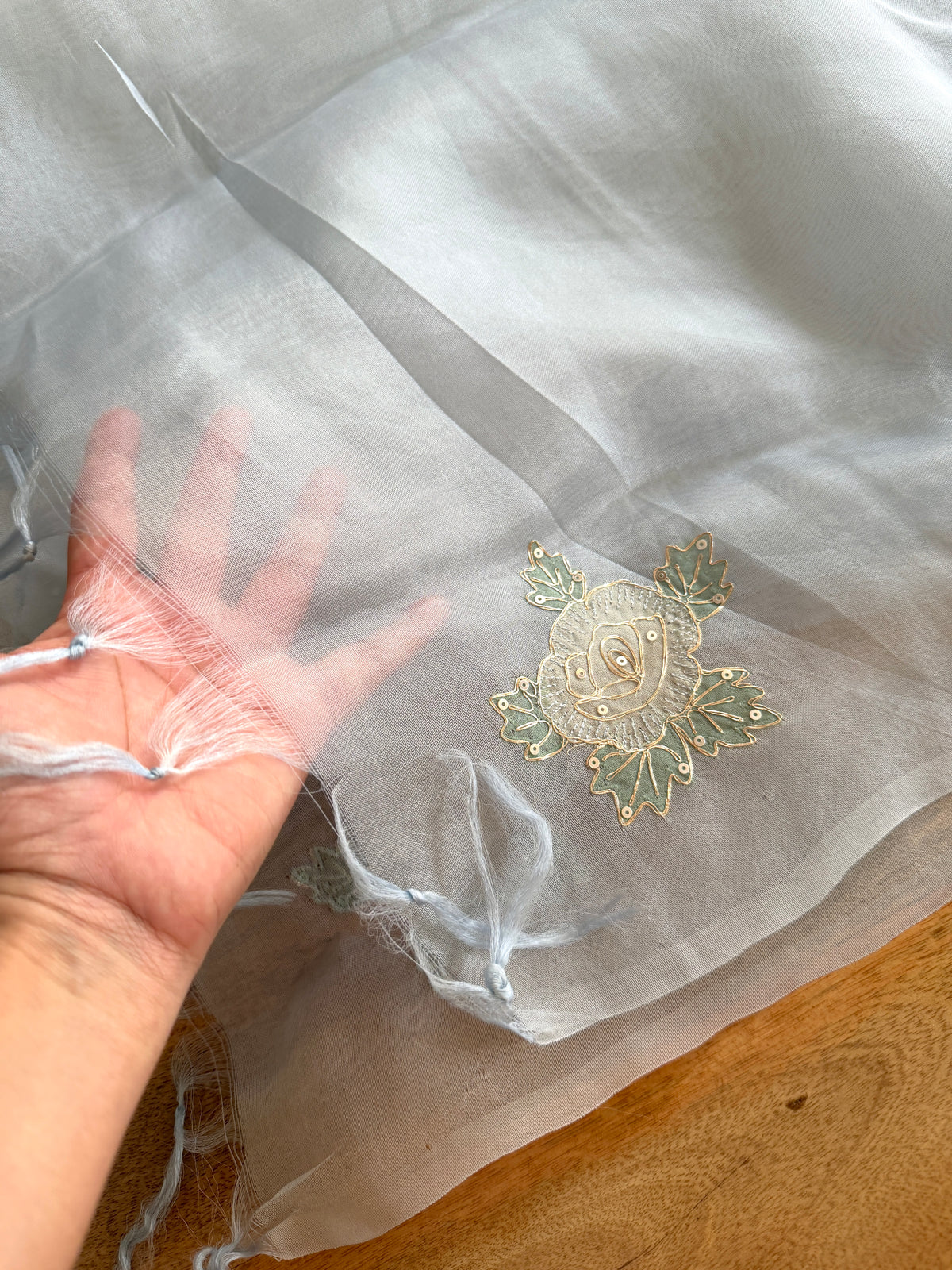 Paste Blue& Beige-3 Piece Suit Set