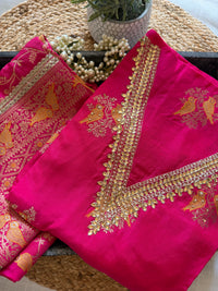 Gulabi Kanjivaram-3 Piece Suit Set