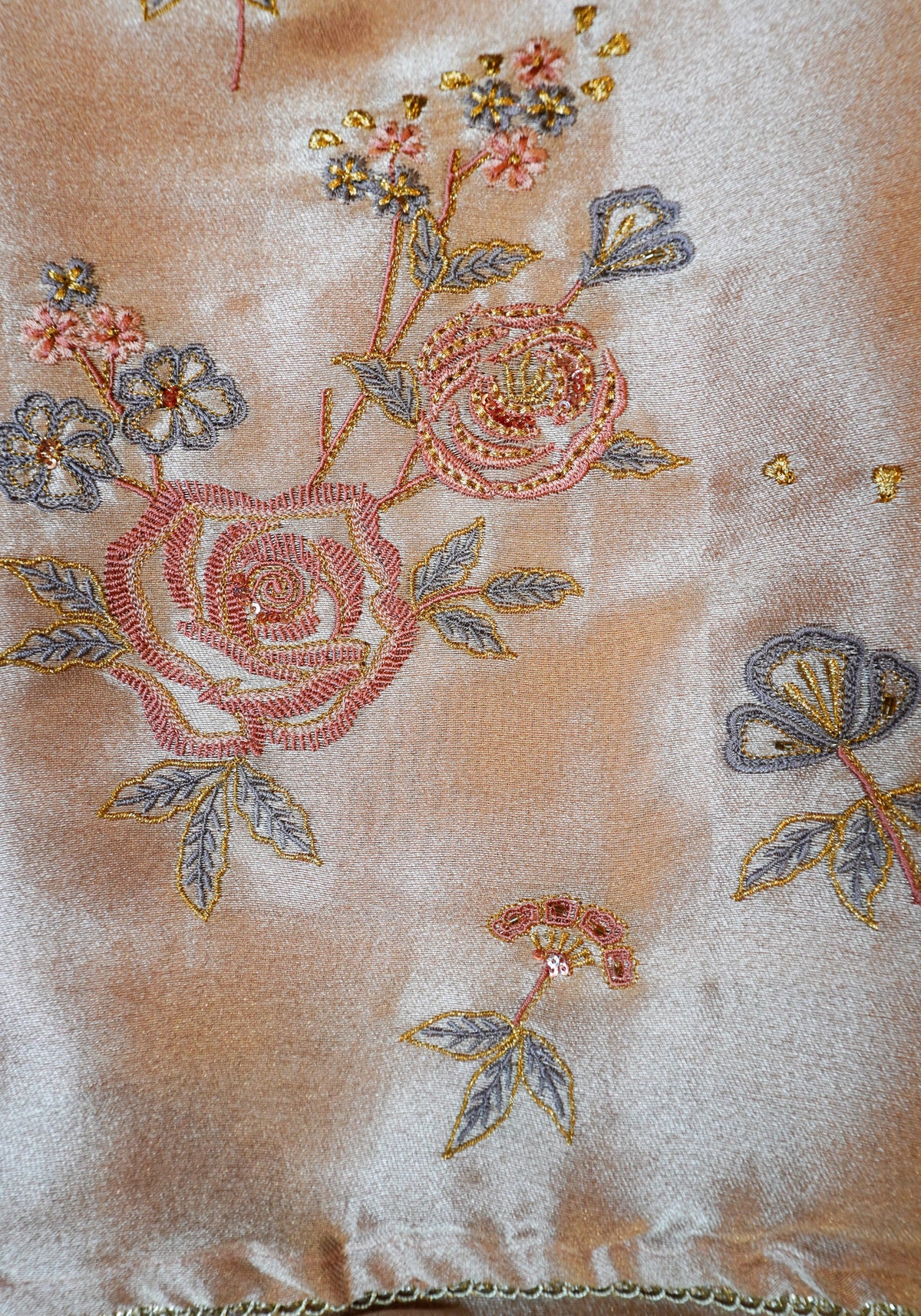 Peach Rose-3 Piece Suit Set