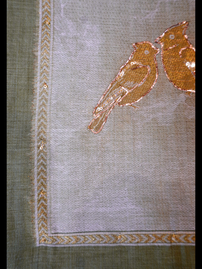 Green Bird-3 Piece Suit Set