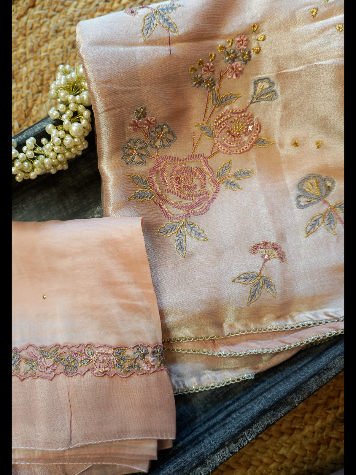 Green Rose-3 Piece Suit Set