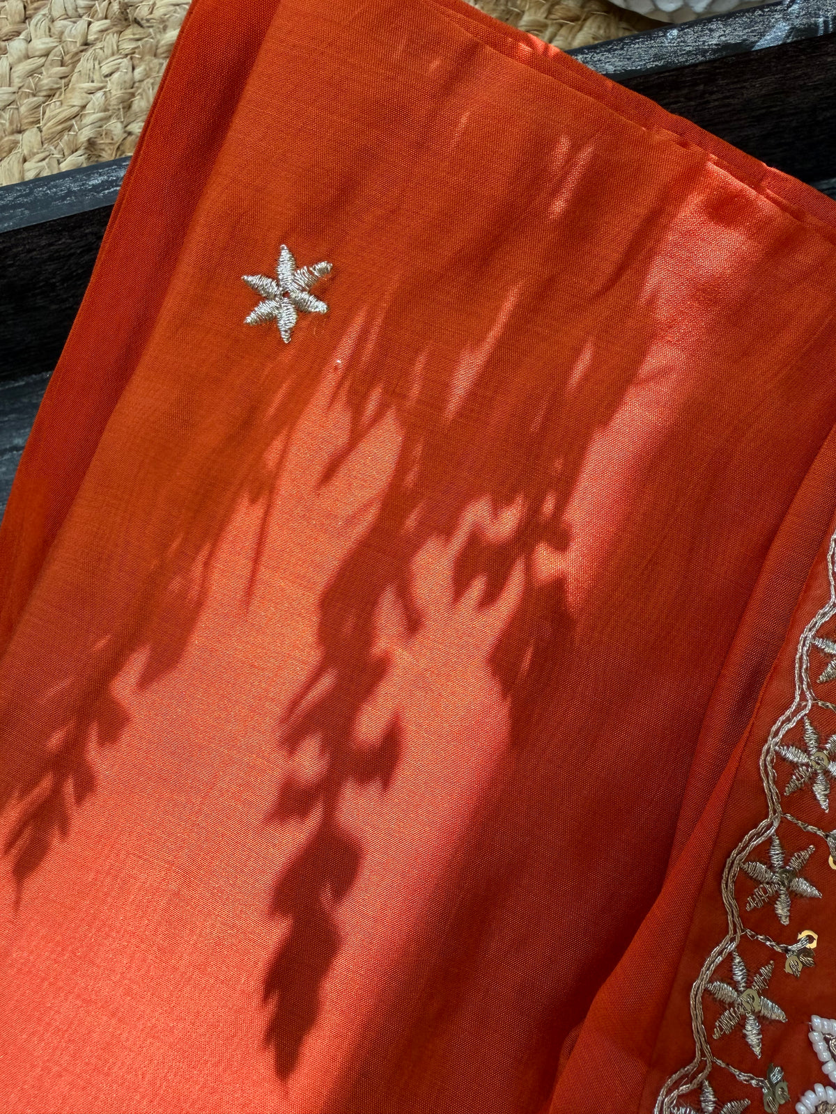 Orange Aura-3 Piece Suit Set