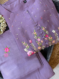 Purple Peony-3 Piece Suit Set