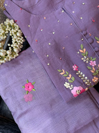 Purple Peony-3 Piece Suit Set
