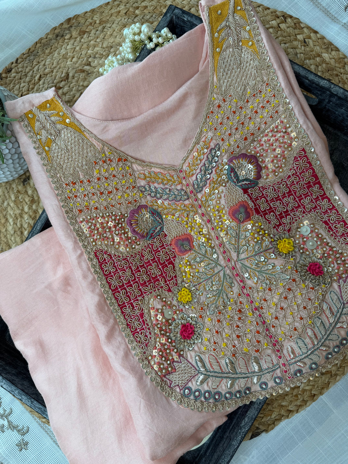 Pink Peony-3 Piece Suit Set