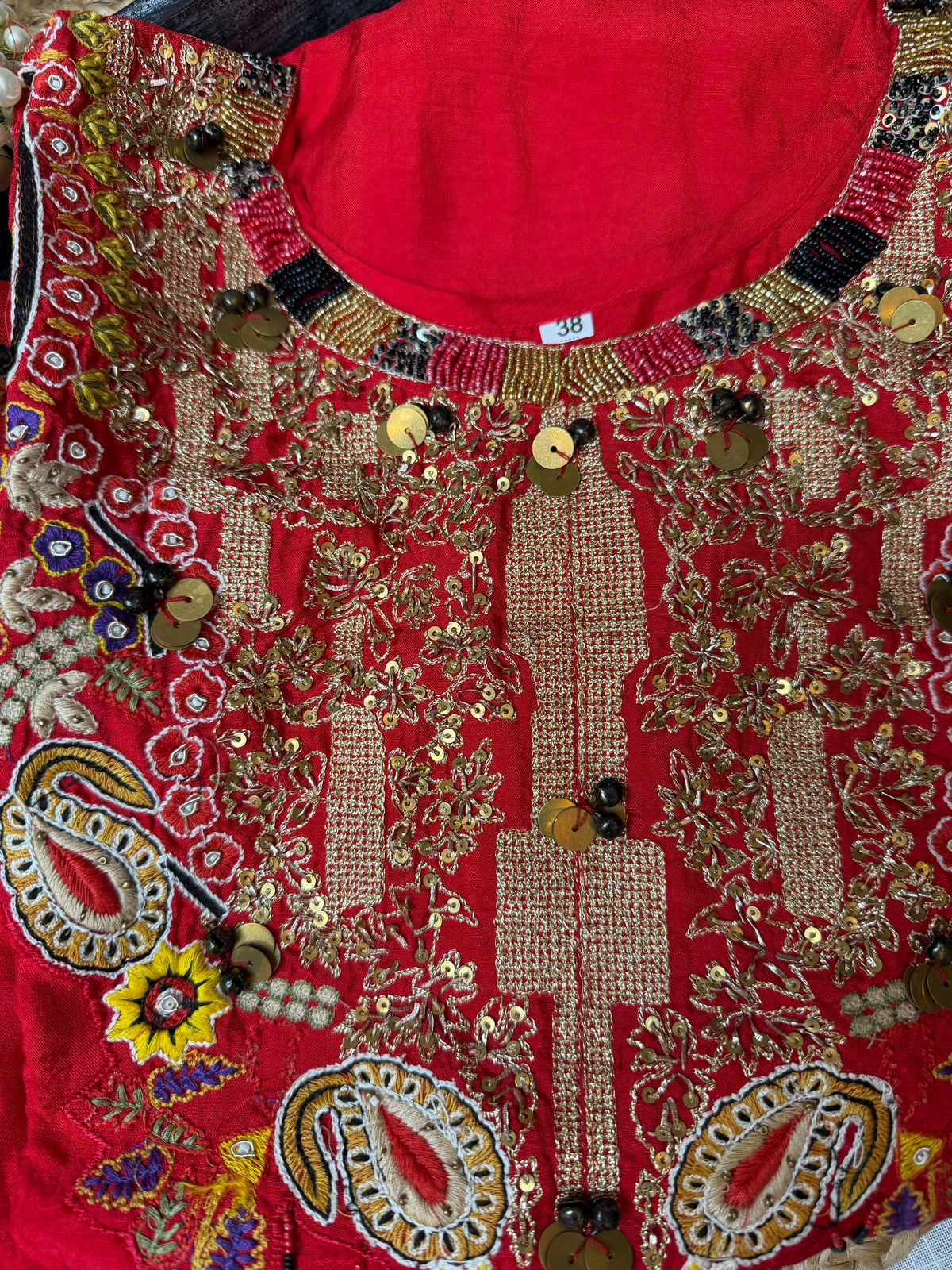 Red Roman-3 Piece Suit Set