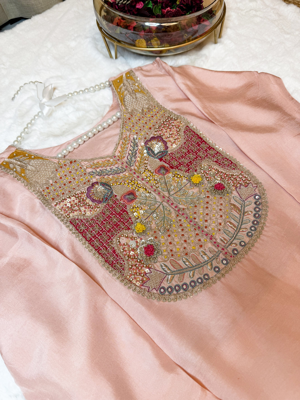 Pink Peony-3 Piece Suit Set