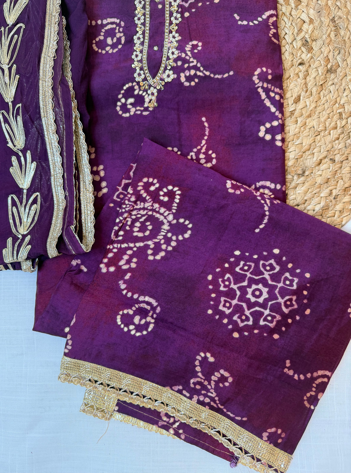 Jamun Zahra-3 Piece Suit Set