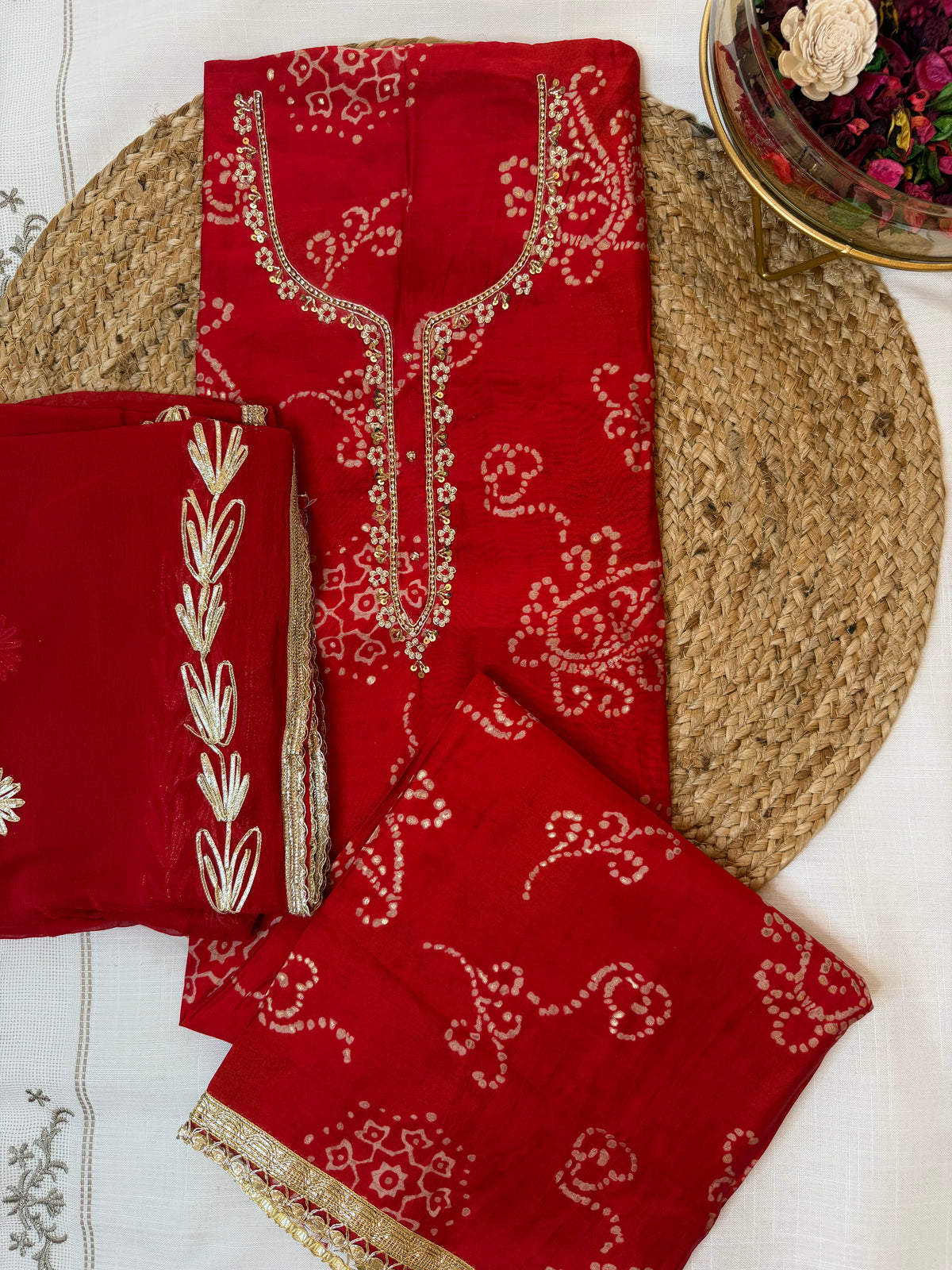 Gulzar Green-3 Piece Suit Set