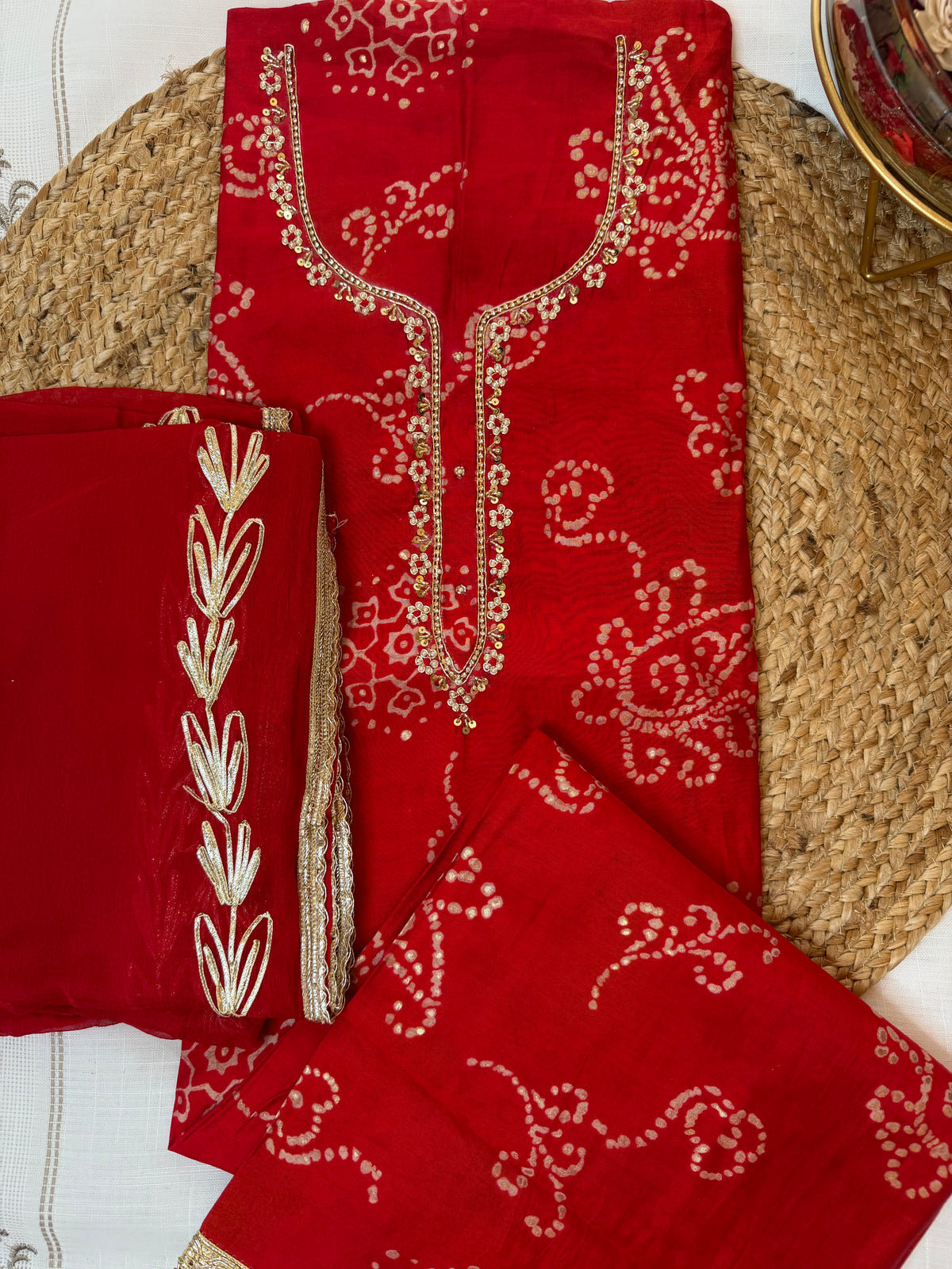 Laal Kali-3 Piece Suit Set