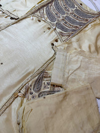 Cremish Gold-3 Piece Suit Set