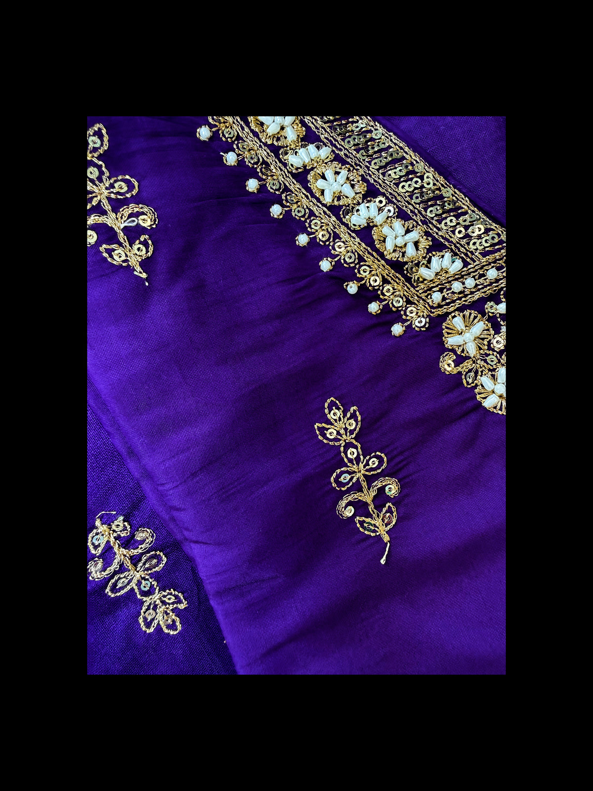Purple Gold-3 Piece Suit Set