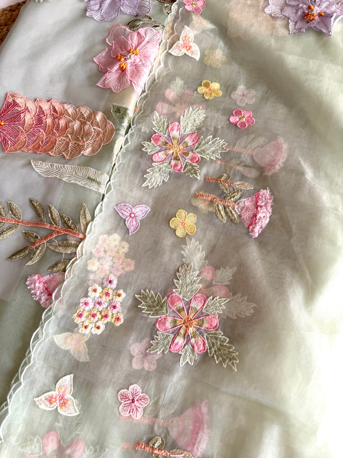 Green Pastel-3 Piece Suit Set