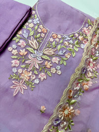 Lavender-3 piece Suit Set