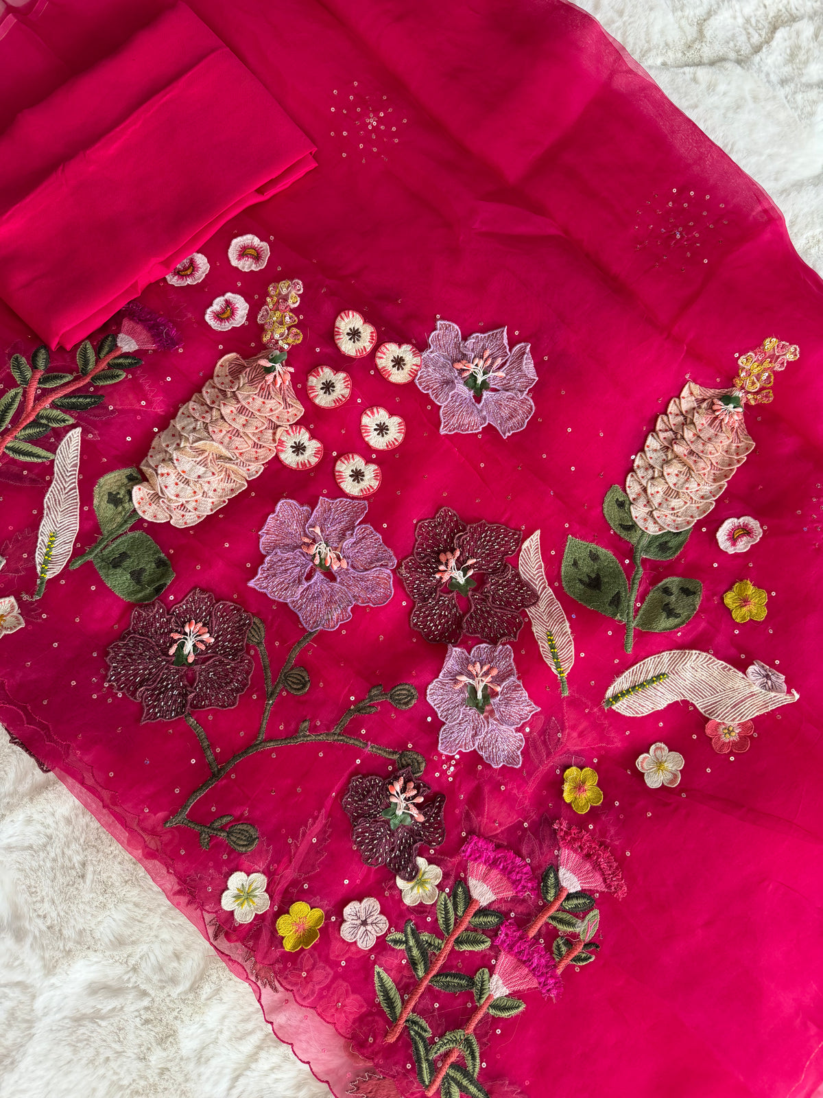 Pink Garden-3 Piece Suit Set