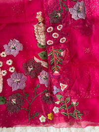 Pink Garden-3 Piece Suit Set