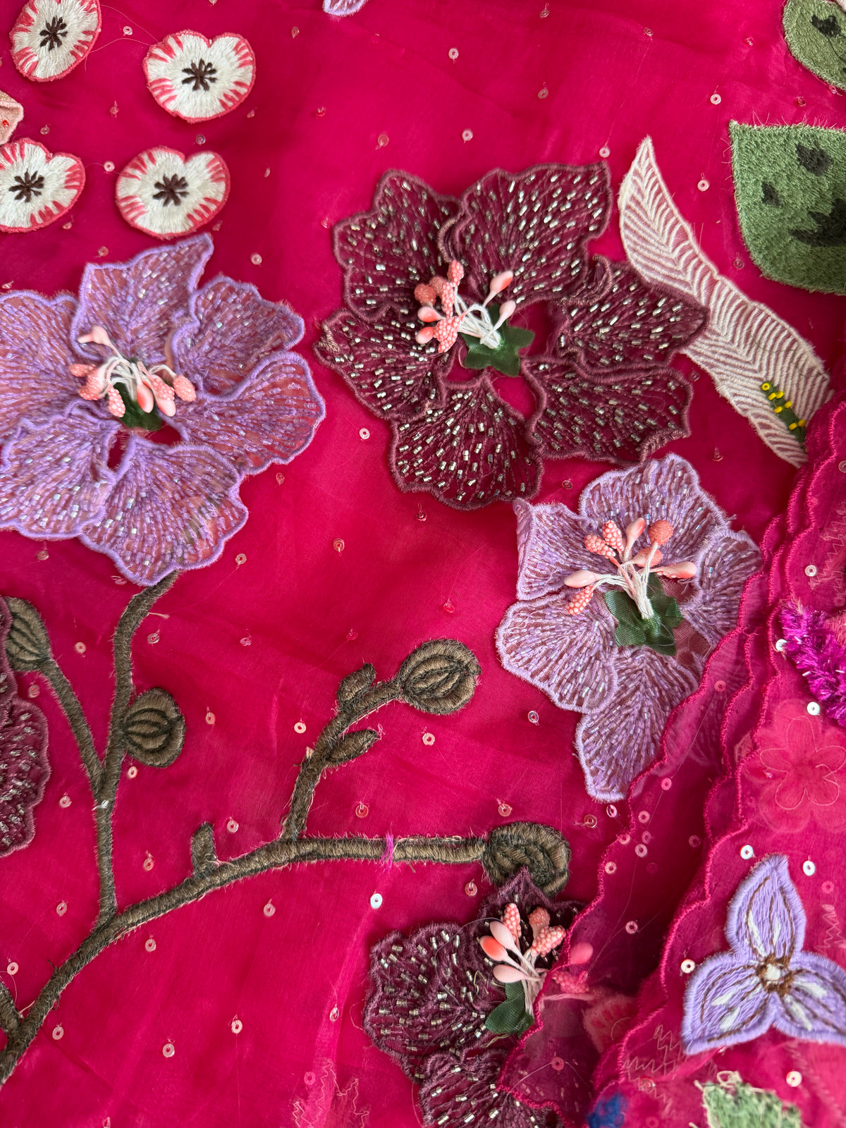 Purple Floral-3 Piece Suit Set