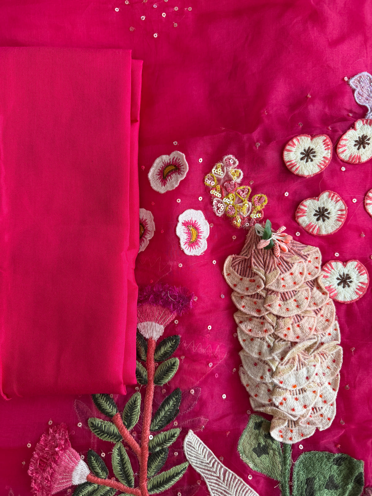 Pink Garden-3 Piece Suit Set