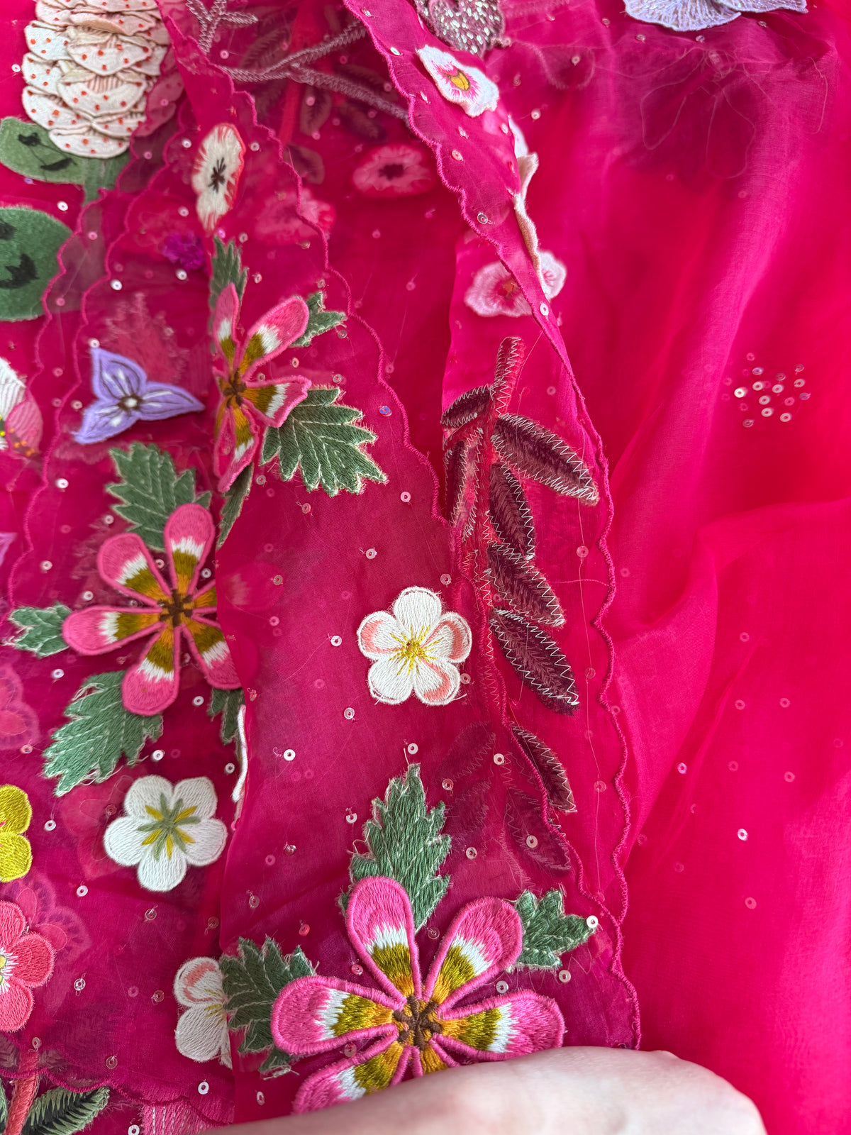 Pink Garden-3 Piece Suit Set