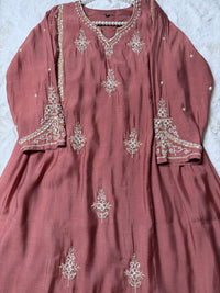 Mauve Mahal-3 Piece Suit Set