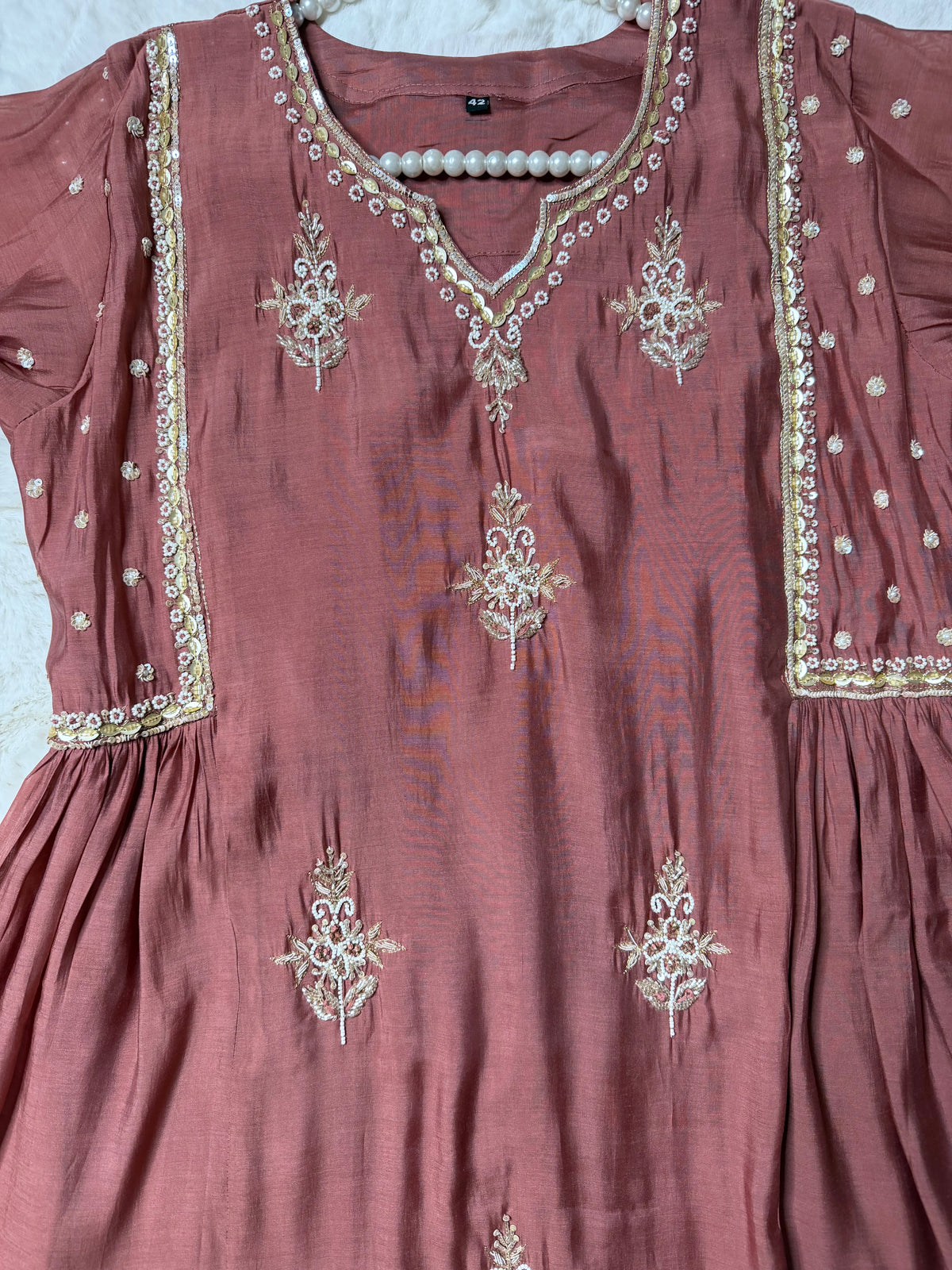 Mauve Mahal-3 Piece Suit Set