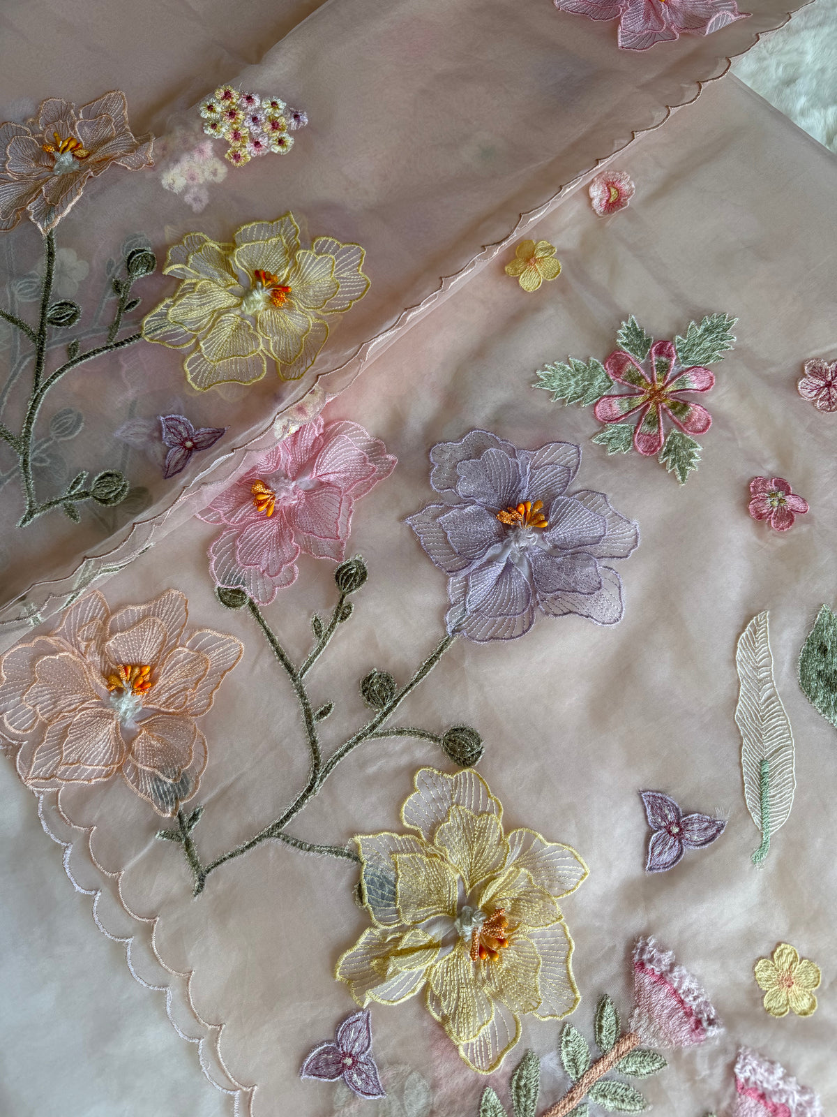 Beige Pastel-3 Piece Suit Set