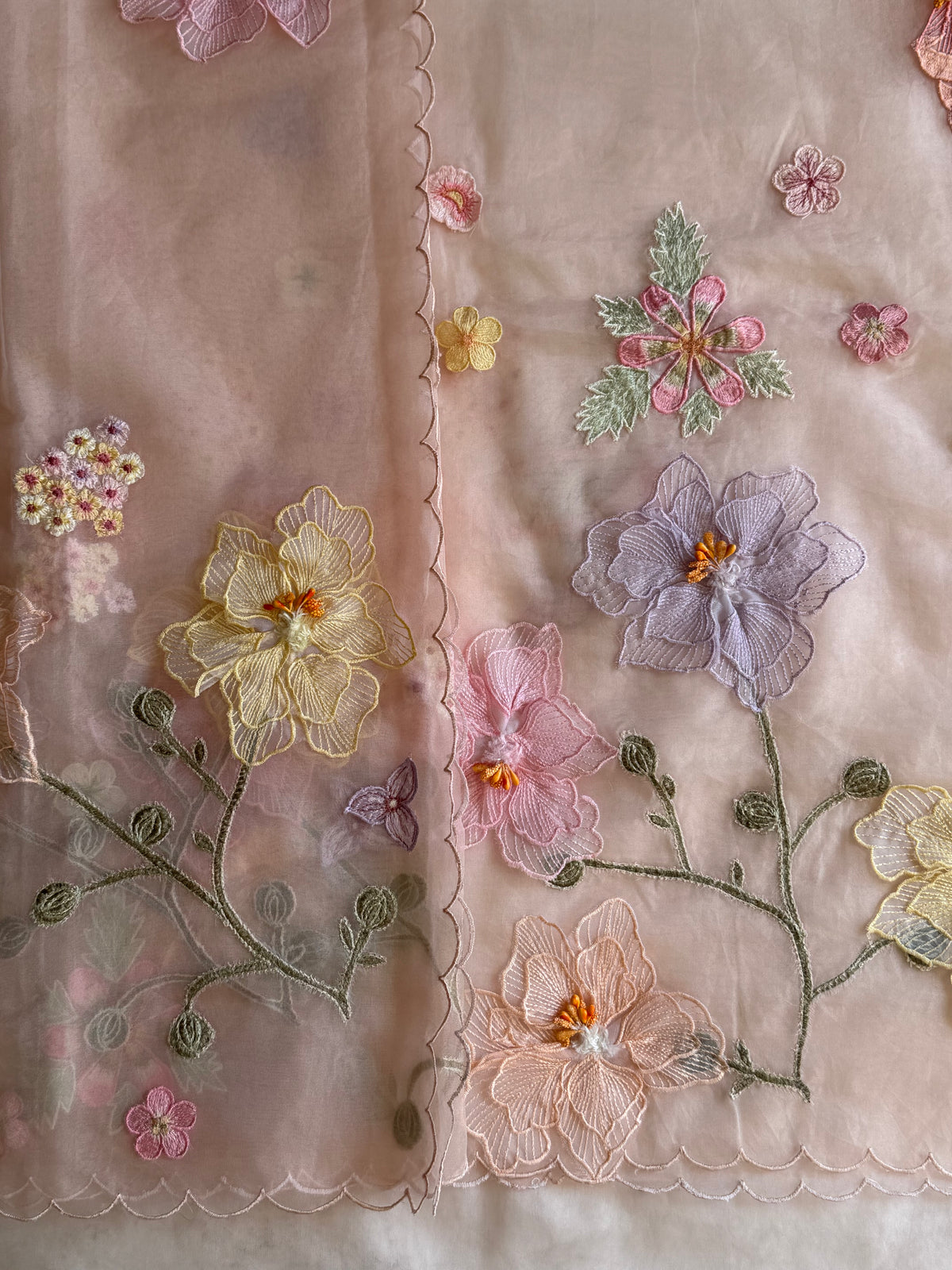 Beige Pastel-3 Piece Suit Set