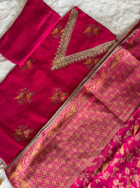 Gulabi Kanjivaram-3 Piece Suit Set