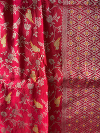 Red Kanjivaram-3 Piece Suit Set