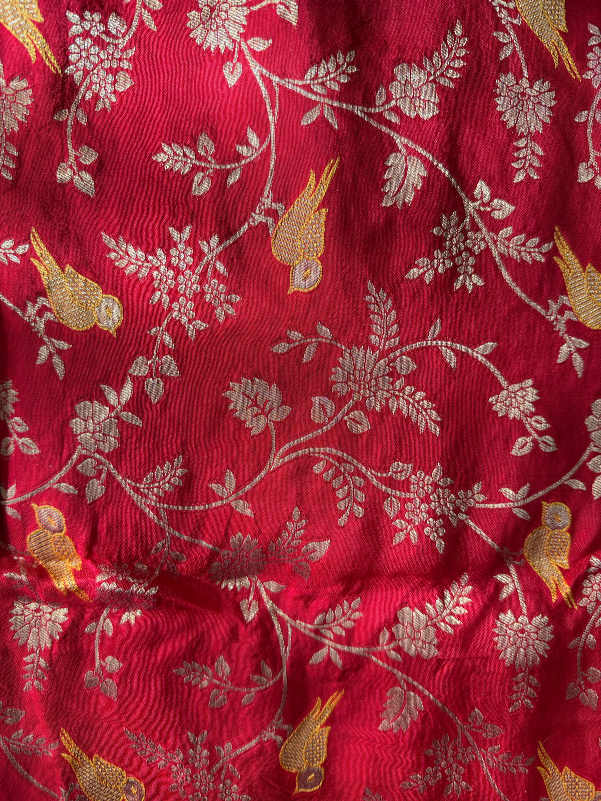 Red Kanjivaram-3 Piece Suit Set