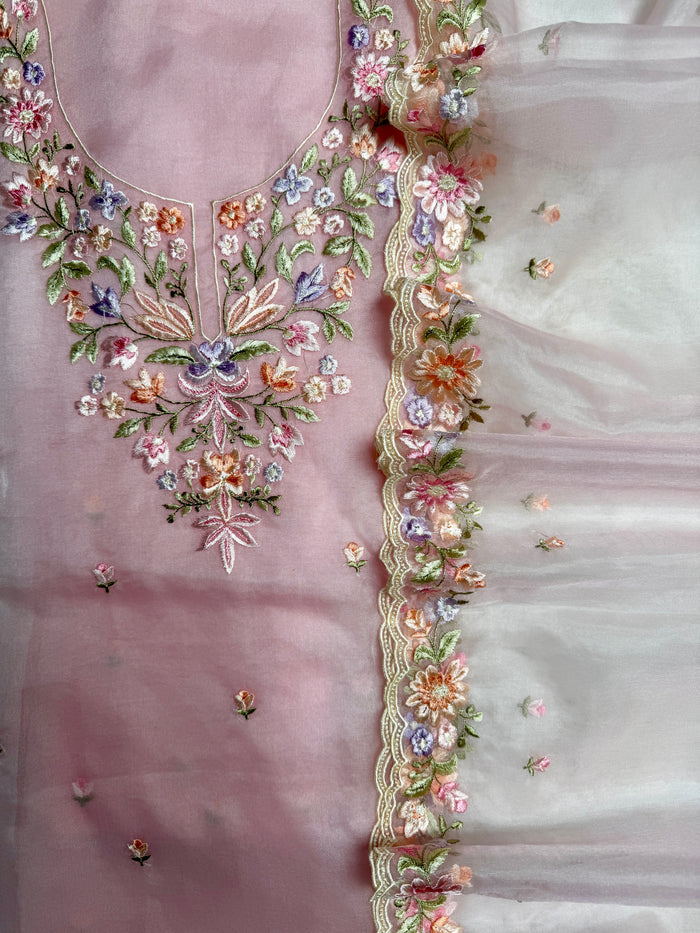 Pink Floral-3 Piece Suit Set