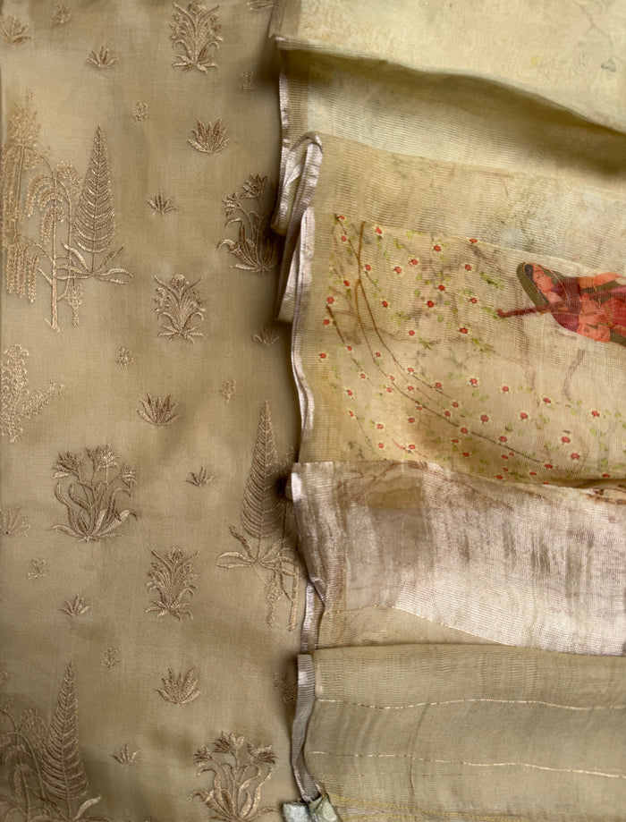 Olive-3 Piece Suit Set