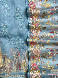 Blue Garden-3 Piece Suit Set