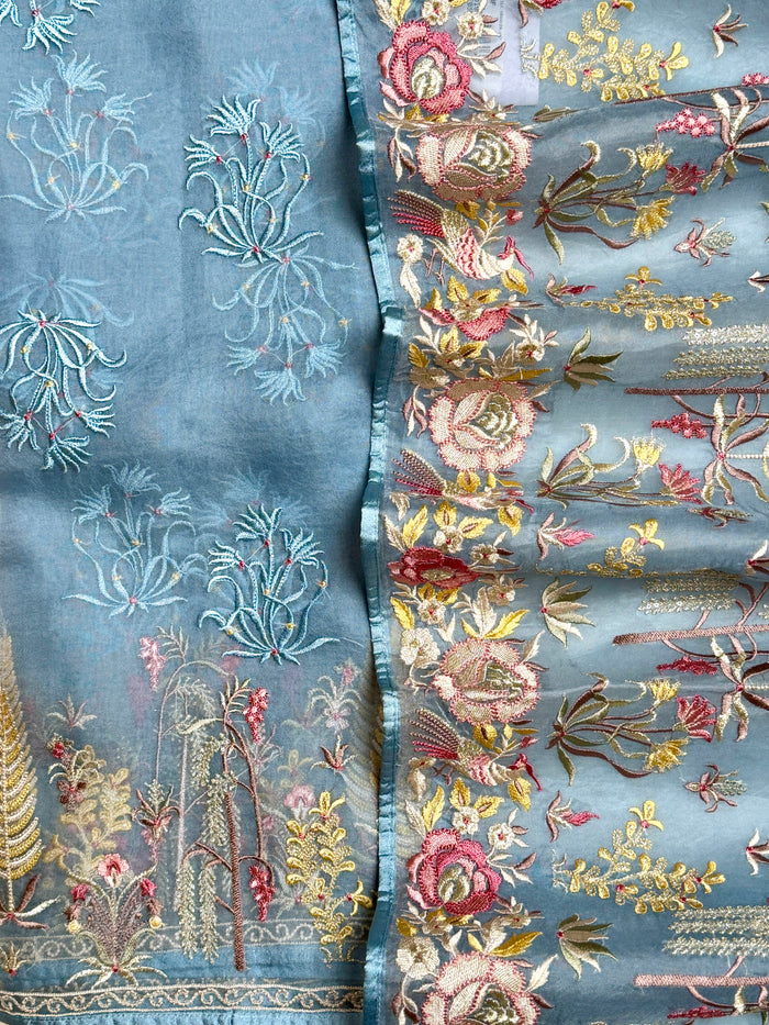 Blue Garden-3 Piece Suit Set