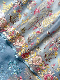 Blue Garden-3 Piece Suit Set