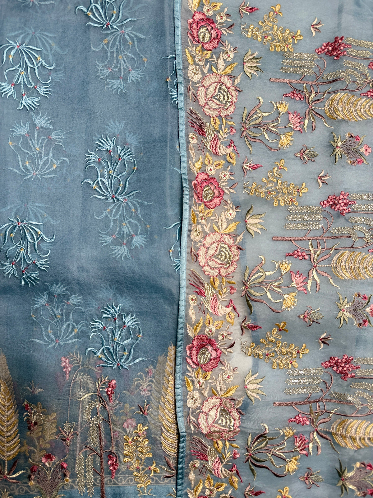 Blue Garden-3 Piece Suit Set