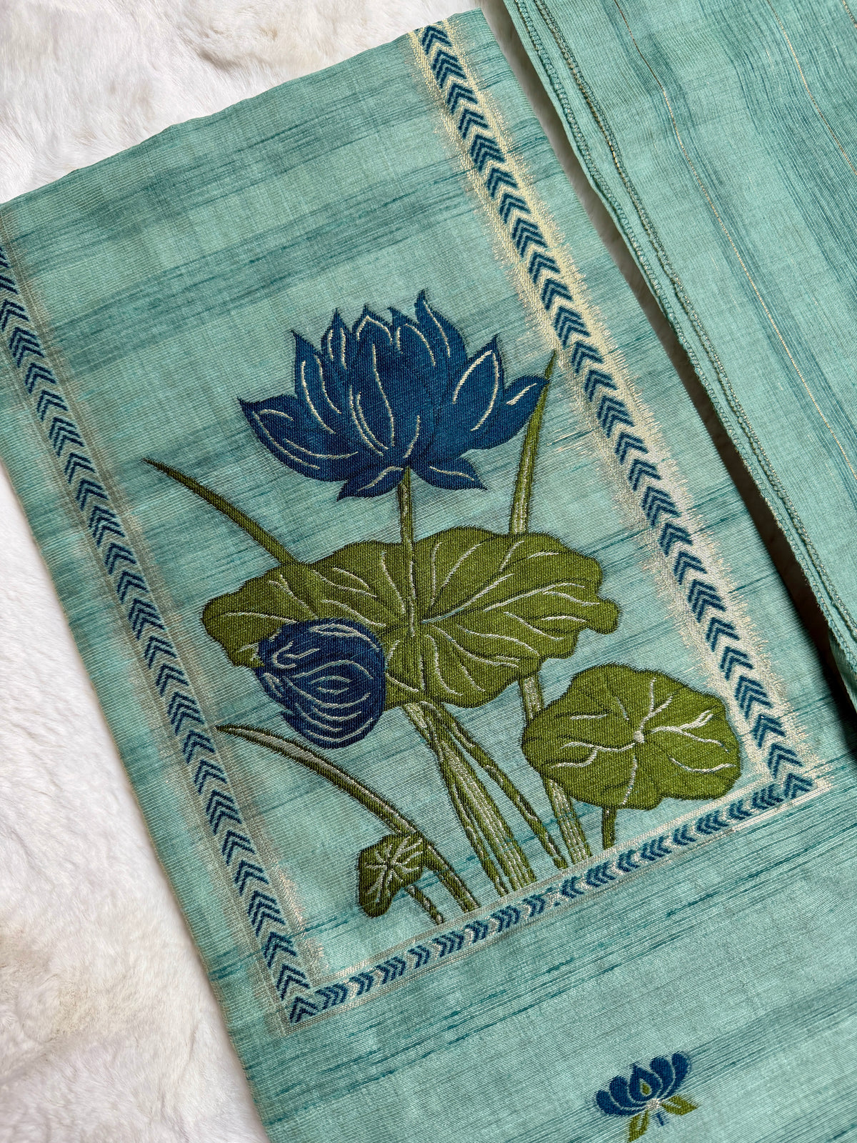 Green Lotus-3 Piece Suit Set