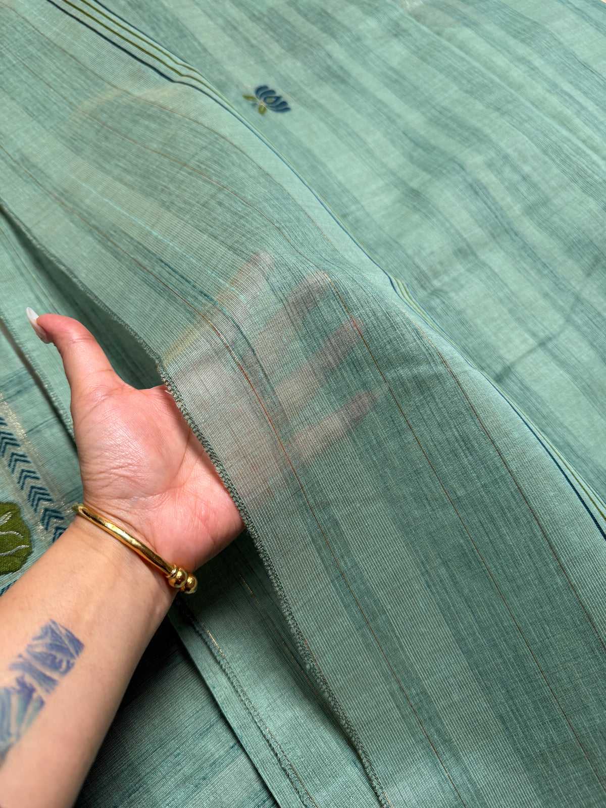 Green Lotus-3 Piece Suit Set