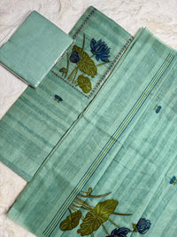 Green Lotus-3 Piece Suit Set