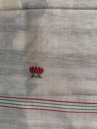 Beige Lotus-3 Piece Suit Set